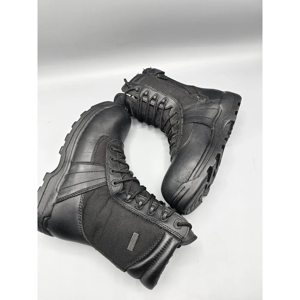Thorogood Boots Steel Toe Deuce Work 804-6191 Black Leather 8 Waterproof Men 6.0